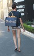 Odette Annable - booty in shorts while shopping in LA 05/04/2013