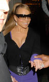 Mariah Carey leaving Claridges Hotel in London
